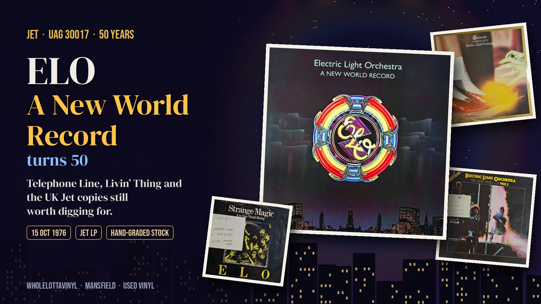 ELO's A New World Record Turns 50: The Vinyl Worth Digging For (Please Hold The Line)