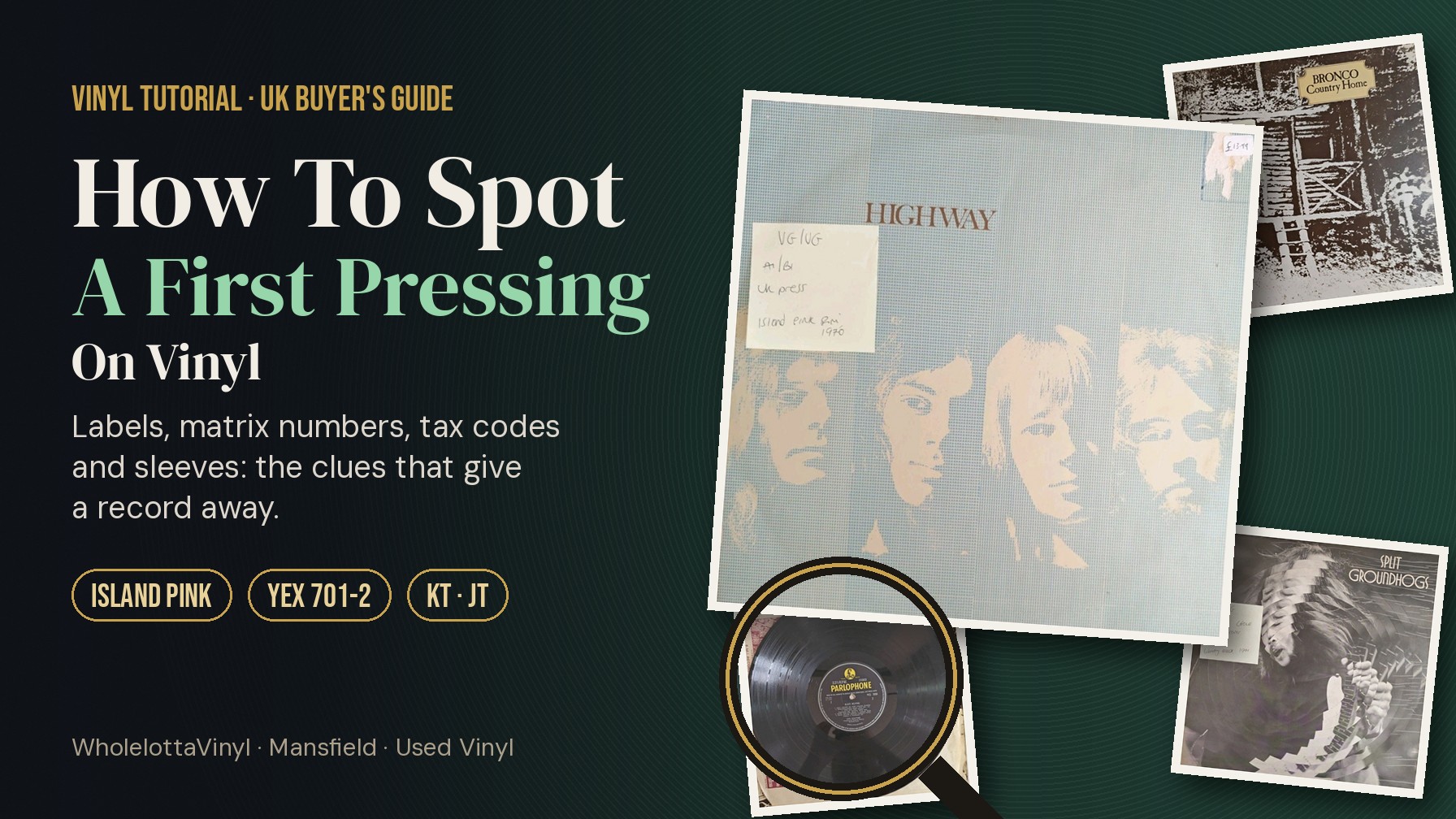 How To Spot A First Pressing On Vinyl (UK Buyer's Guide)
