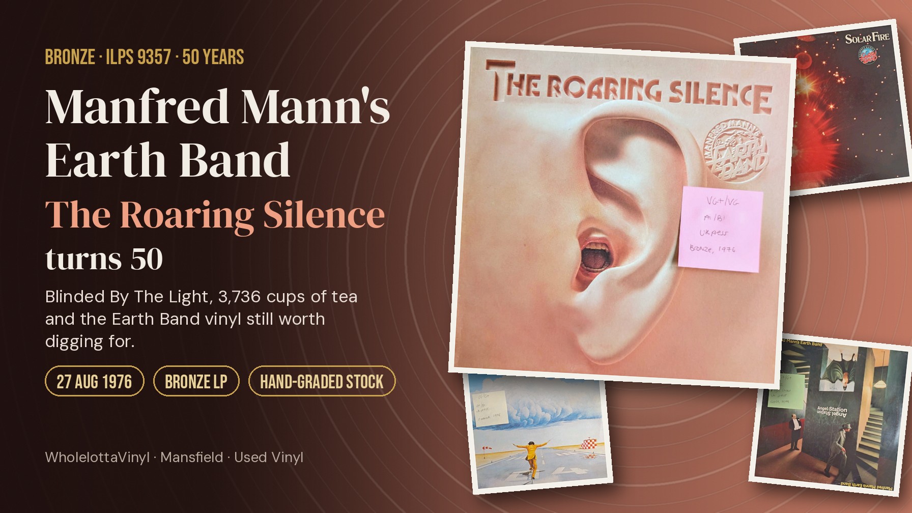 Manfred Mann's Earth Band's The Roaring Silence Turns 50: The Vinyl Worth Digging For (Revved Up Like A Deuce)