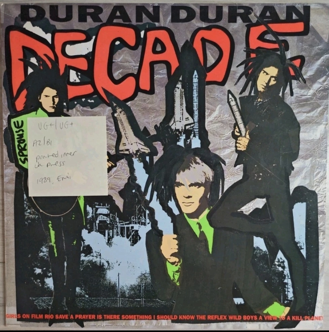 Duran Duran — Decade sleeve
