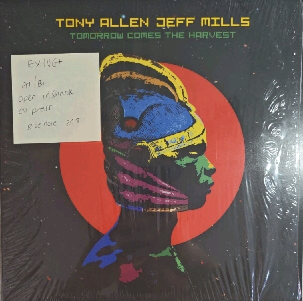 Tony Allen, Jeff Mills — Tomorrow Comes the Harvest sleeve