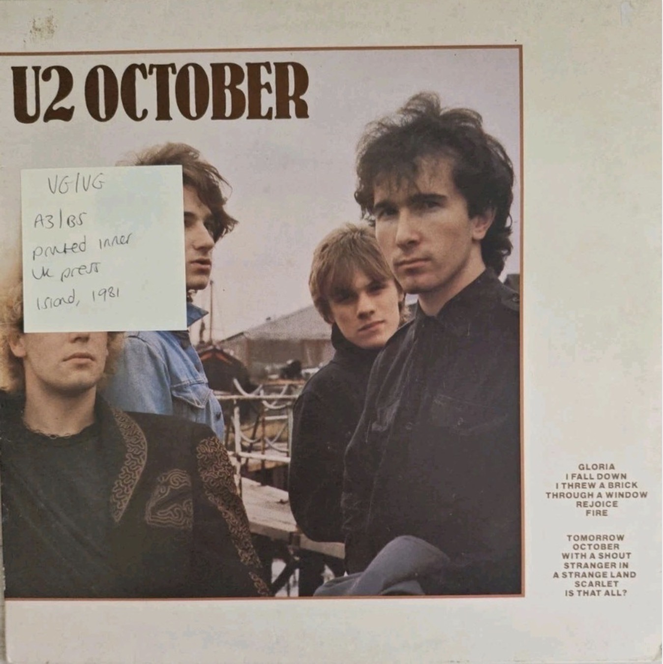 U2 — October sleeve