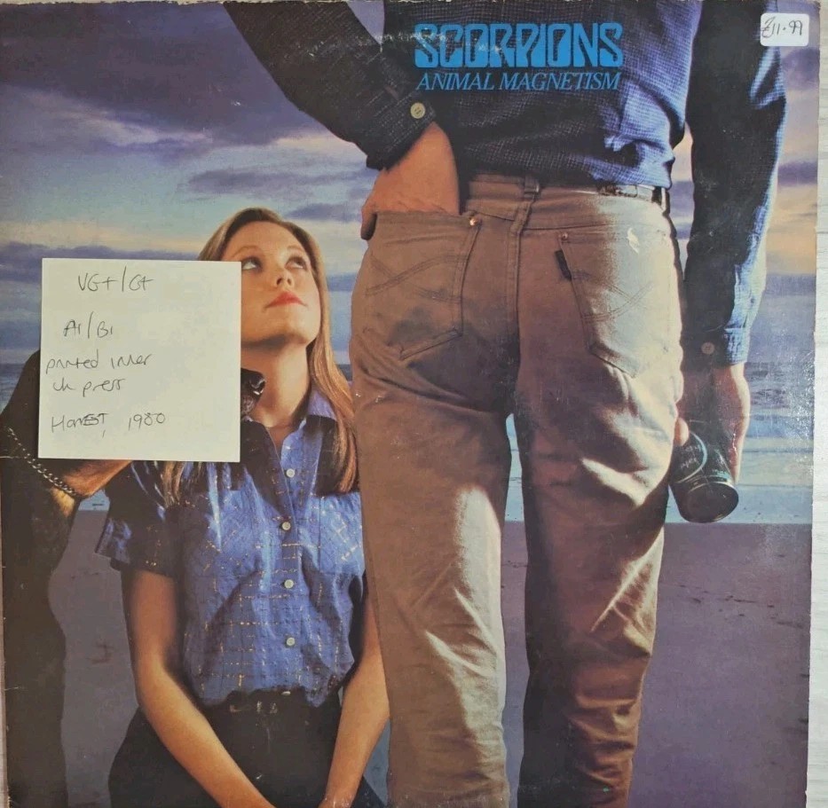 Scorpions Animal Magnetism Vinyl Record LP VG+/G+ SHSP 4113 1980 sleeve Scorpions Animal Magnetism Vinyl Record LP VG+/G+ SHSP 4113 1980 sleeve