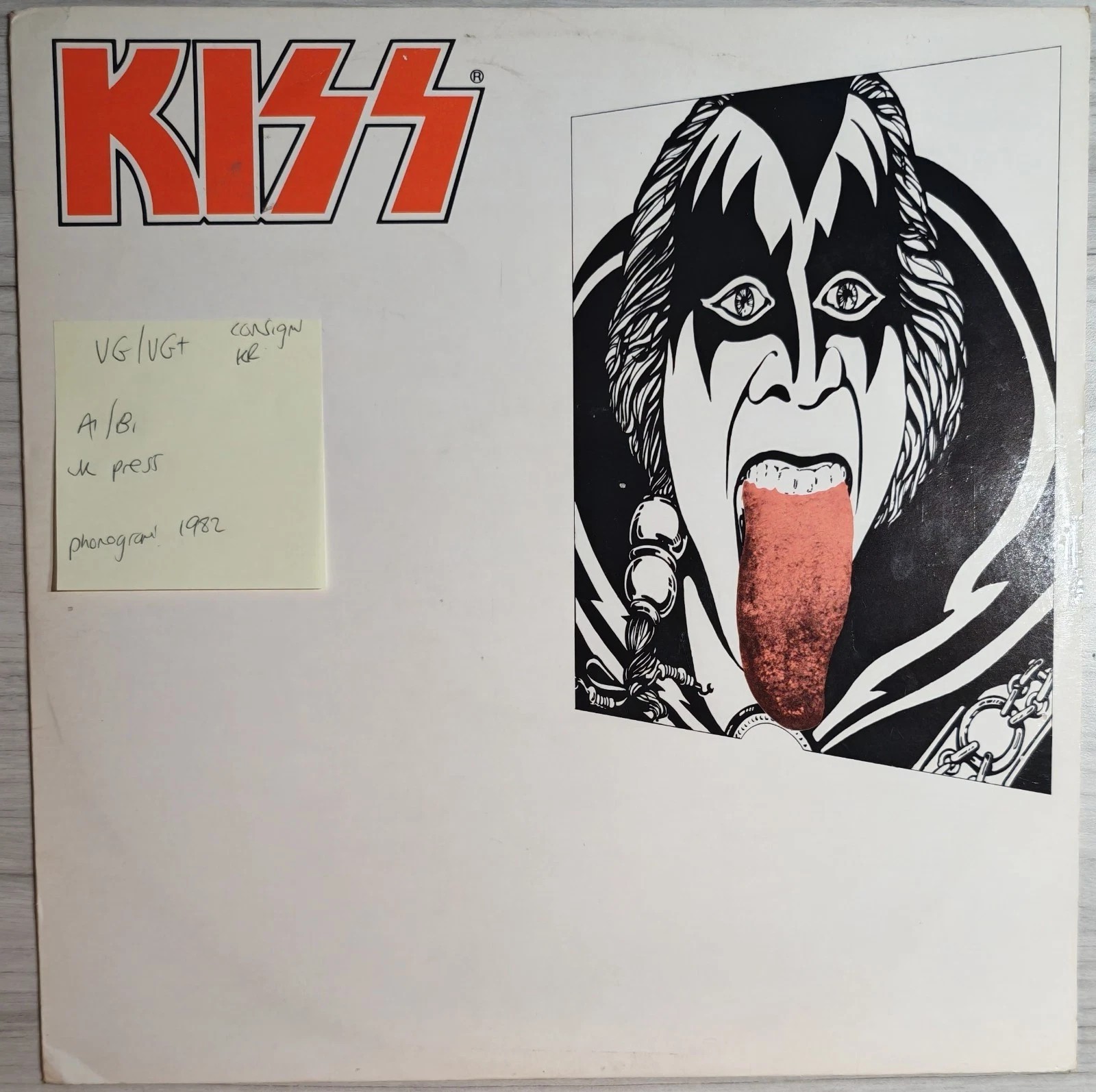 Kiss Killer Vinyl Record 12" VG/VG+ KISS 312 1982 sleeve Kiss Killer Vinyl Record 12" VG/VG+ KISS 312 1982 sleeve
