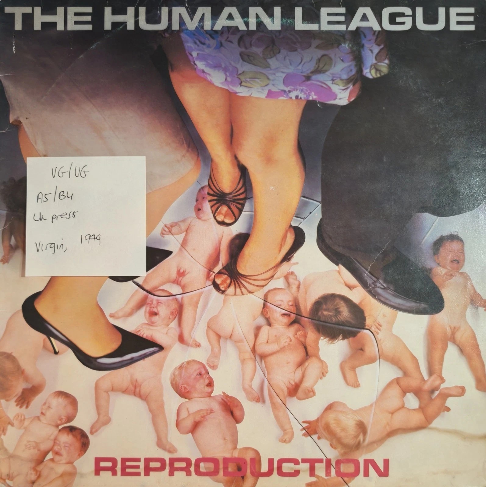 The Human League Reproduction Vinyl Record LP VG/VG V2133 1979 sleeve The Human League Reproduction Vinyl Record LP VG/VG V2133 1979 sleeve