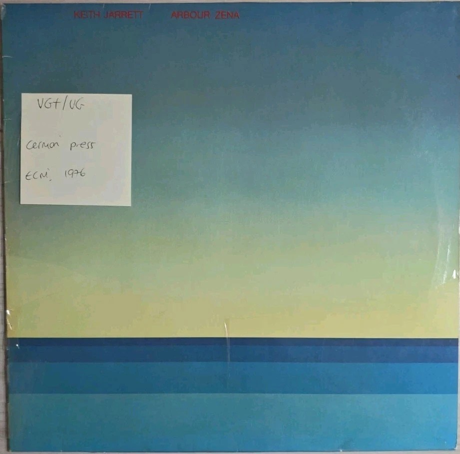 Keith Jarrett Arbour Zena Vinyl Record LP VG+/VG ECM 1070 1976 sleeve Keith Jarrett Arbour Zena Vinyl Record LP VG+/VG ECM 1070 1976 sleeve