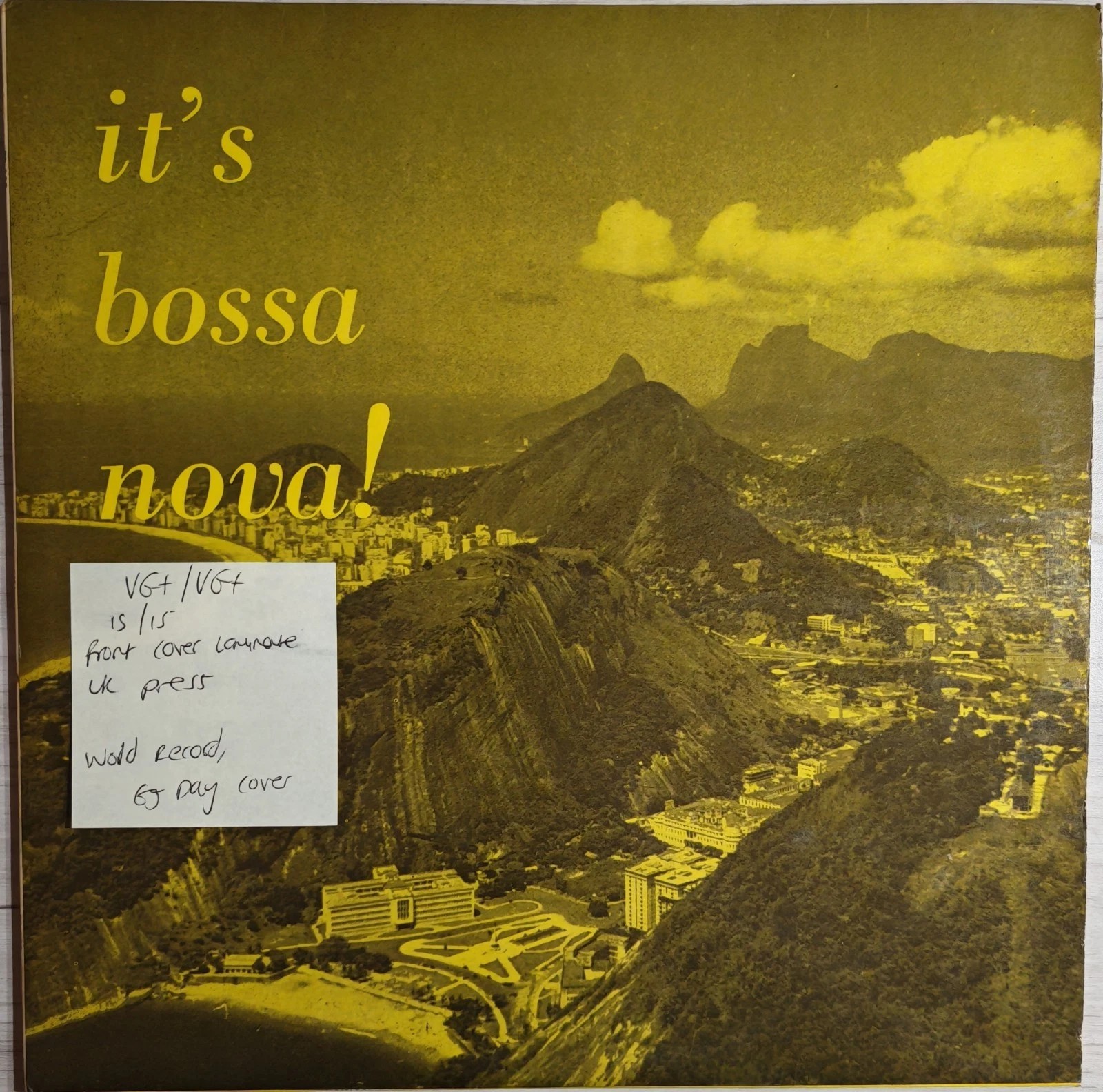 Los Bandidos It's Bossa Nova! Vinyl Record LP VG+/VG+ TP 293 1963 sleeve Los Bandidos It's Bossa Nova! Vinyl Record LP VG+/VG+ TP 293 1963 sleeve