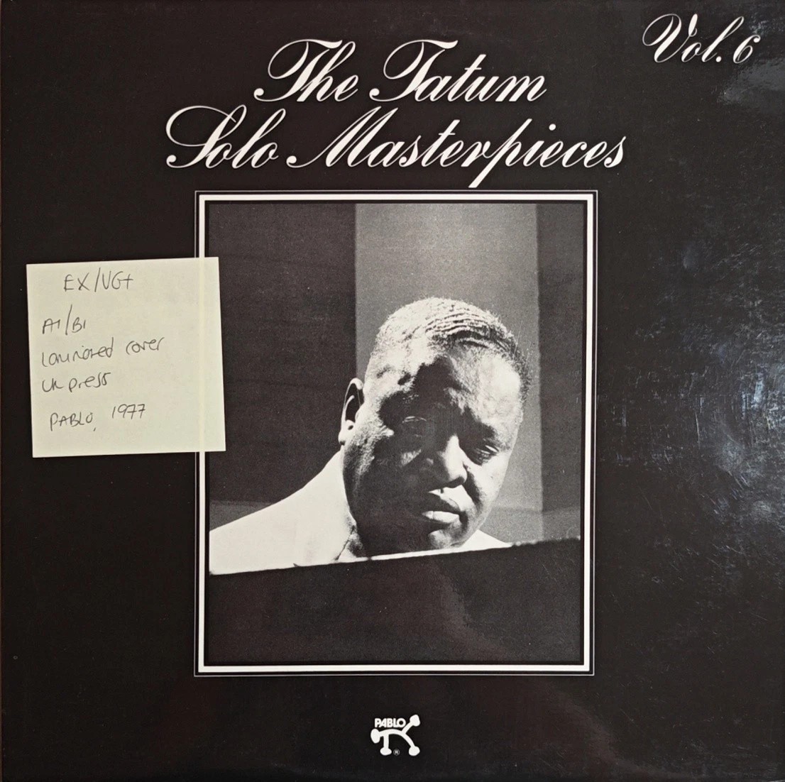 Art Tatum Tatum Solo Masterpieces Vol. 6 Vinyl Record LP EX/VG+ 2310 791 1977 vinyl record sleeve Art Tatum Tatum Solo Masterpieces Vol. 6 Vinyl Record LP EX/VG+ 2310 791 1977 vinyl record sleeve