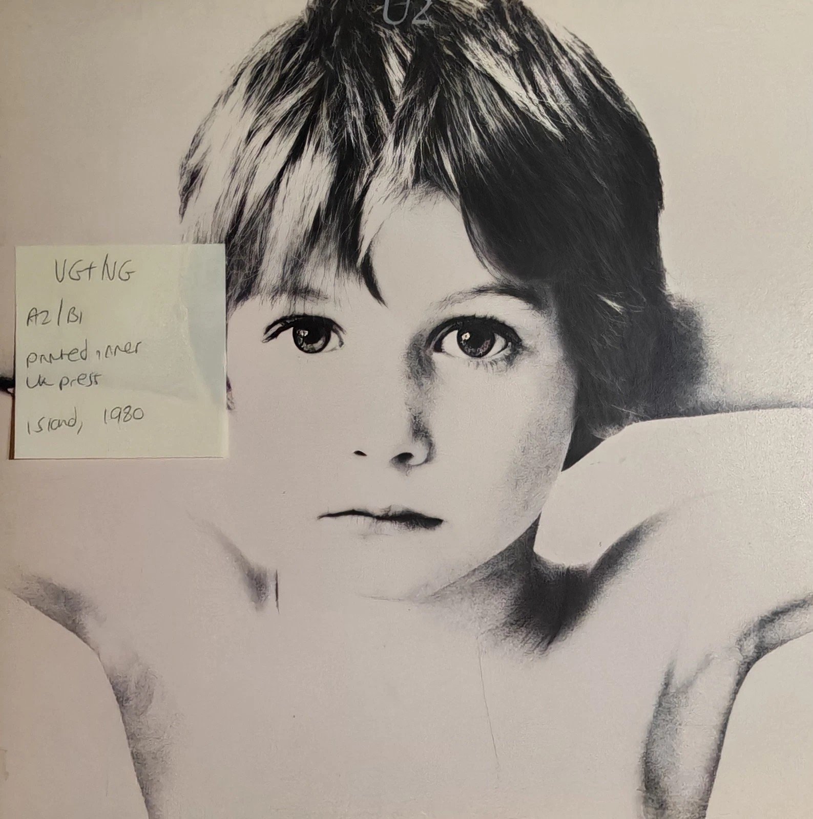 U2 Boy Vinyl Record LP VG+/VG ILPS 9646 1980 sleeve U2 Boy Vinyl Record LP VG+/VG ILPS 9646 1980 sleeve