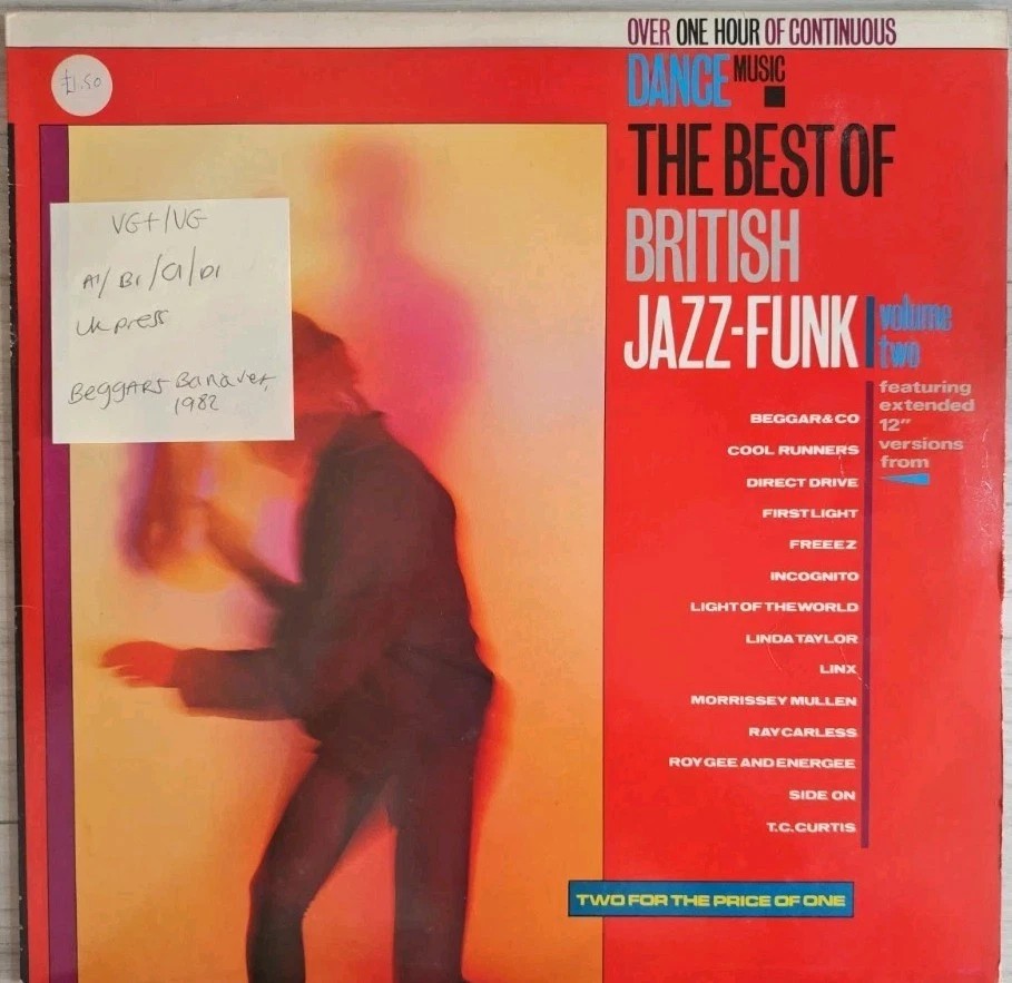 Various The Best Of British Jazz-Funk Vinyl Record 2LP VG+/VG BEGA41 1982 sleeve Various The Best Of British Jazz-Funk Vinyl Record 2LP VG+/VG BEGA41 1982 sleeve