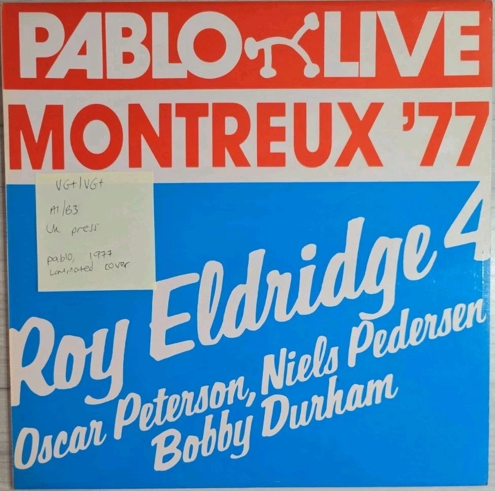 Pablo Live Tommy Flanagan 3 Montreux '77 Vinyl Record LP VG+/VG+ 2308202 1977 sleeve Pablo Live Tommy Flanagan 3 Montreux '77 Vinyl Record LP VG+/VG+ 2308202 1977 sleeve