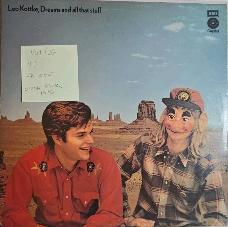 Leo Kottke Dreams And All That Stuff Vinyl Record LP VG+/VG ST11335 1974 sleeve Leo Kottke Dreams And All That Stuff Vinyl Record LP VG+/VG ST11335 1974 sleeve