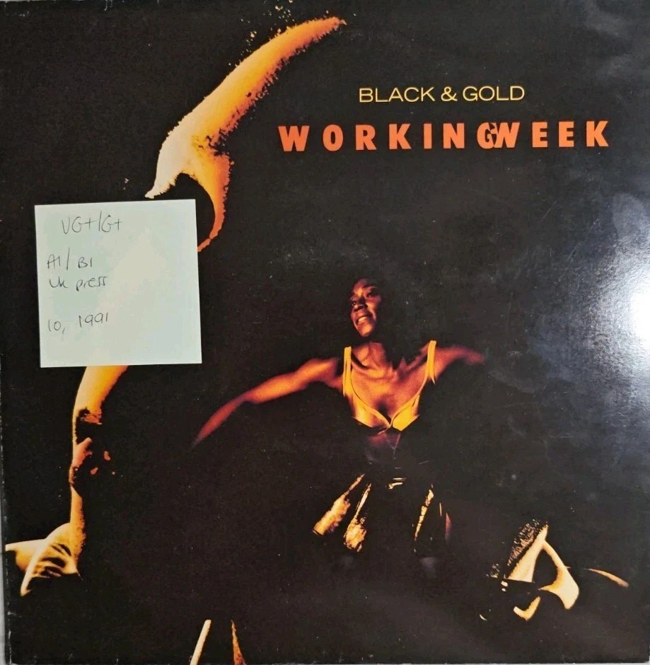 Working Week Black & Gold Vinyl Record LP VG+/G+ DIX 95 1991 sleeve Working Week Black & Gold Vinyl Record LP VG+/G+ DIX 95 1991 sleeve