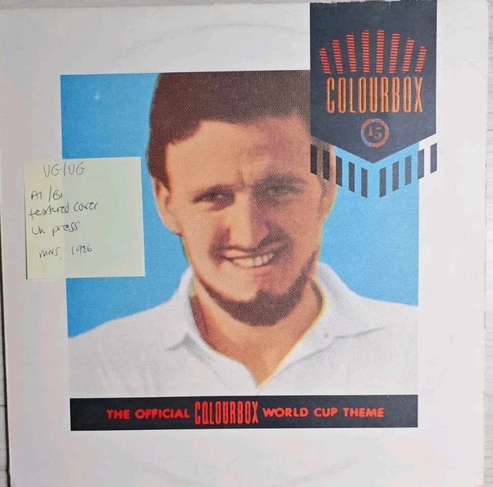 Colourbox & Philip Glass Official World Cup Theme Vinyl Record 12" VG/VG BAD 605 sleeve Colourbox & Philip Glass Official World Cup Theme Vinyl Record 12" VG/VG BAD 605 sleeve