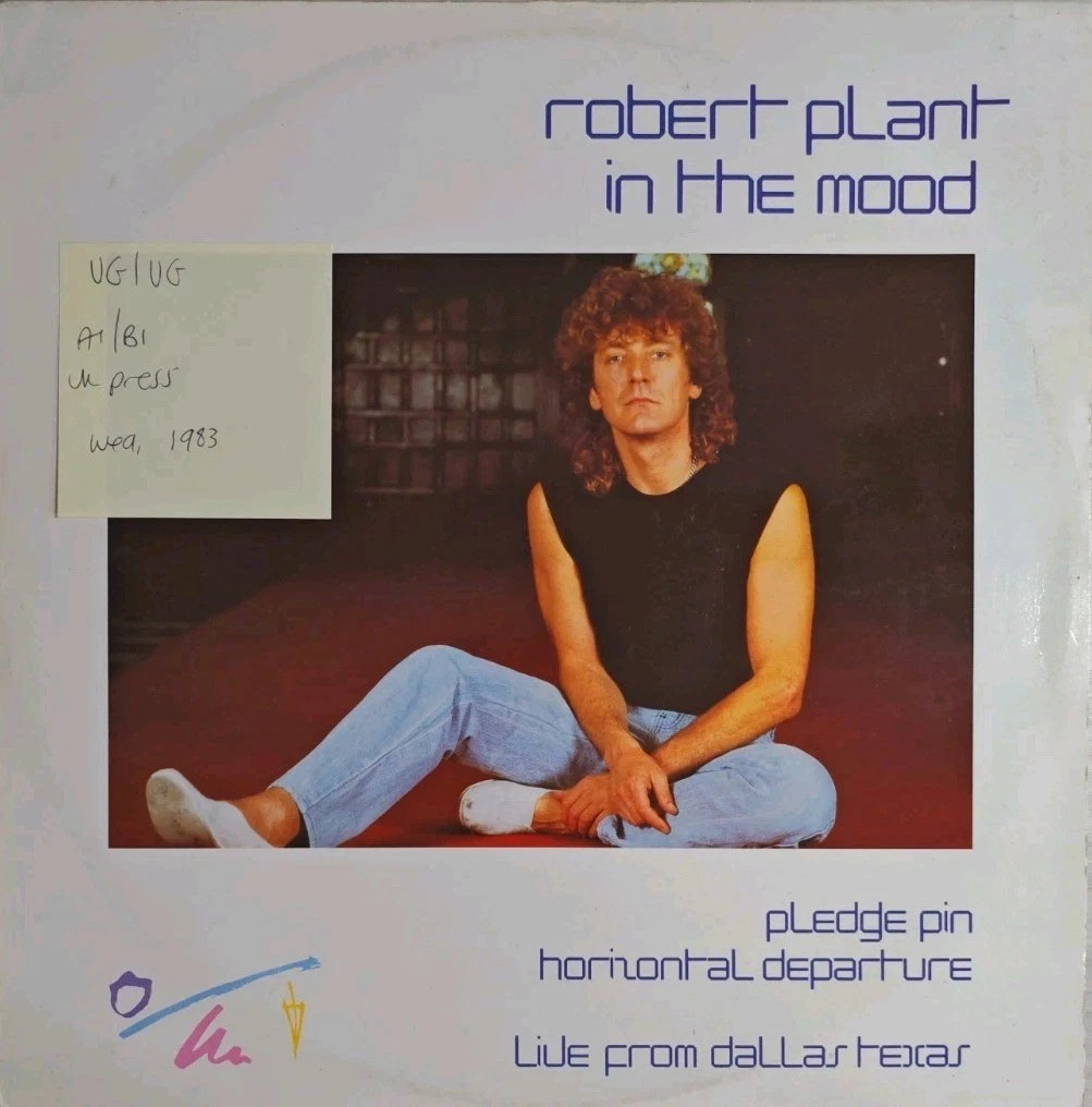 Robert Plant In The Mood Vinyl Record VG/VG B69701 1983 sleeve Robert Plant In The Mood Vinyl Record VG/VG B69701 1983 sleeve