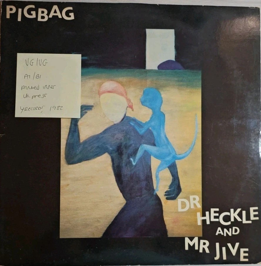 Pigbag Dr Heckle And Mr Jive Vinyl Record VG/VG Y17LP 1982 sleeve Pigbag Dr Heckle And Mr Jive Vinyl Record VG/VG Y17LP 1982 sleeve