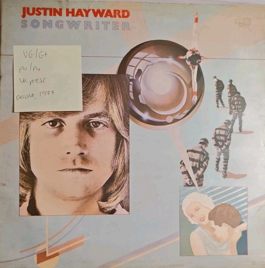 Justin Hayward Songwriter Vinyl Record LP VG/G+ SDL 15 1977 sleeve Justin Hayward Songwriter Vinyl Record LP VG/G+ SDL 15 1977 sleeve