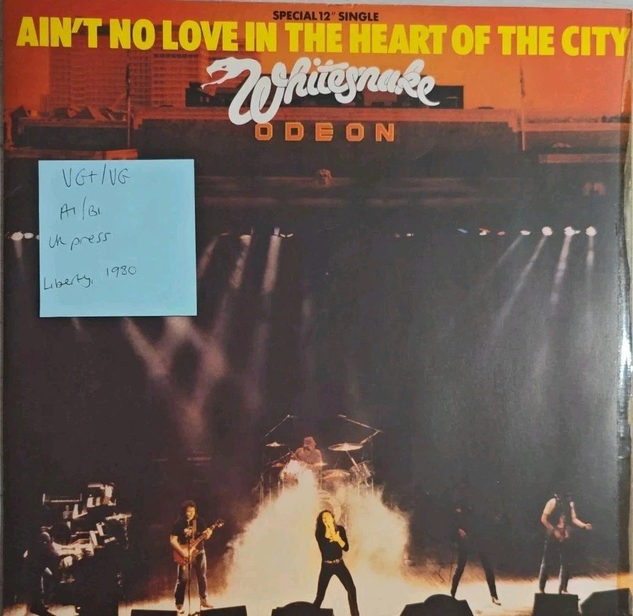 Whitesnake Ain't No Love In The Heart Vinyl Record VG+/VG 12BP381 1980 sleeve Whitesnake Ain't No Love In The Heart Vinyl Record VG+/VG 12BP381 1980 sleeve
