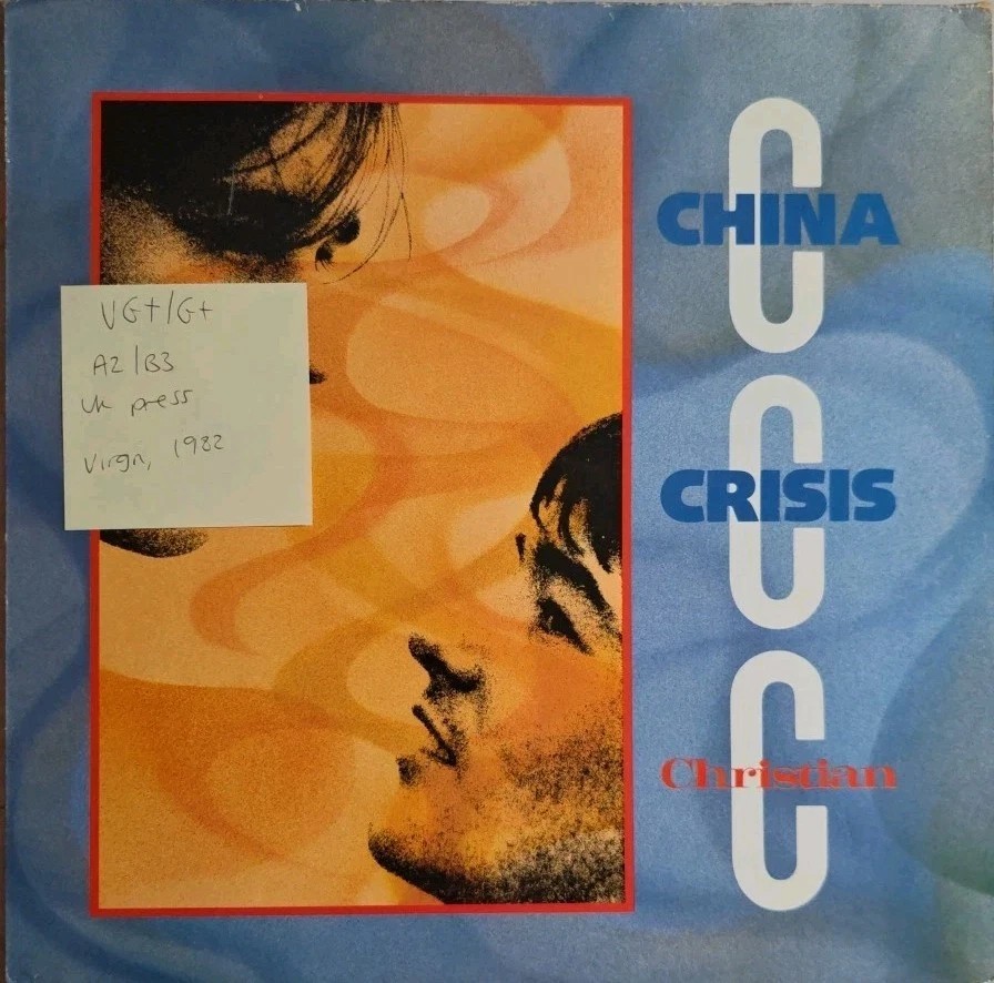 China Crisis Christian Vinyl Record 12" VG+/G+ VS562-12 1982 vinyl record sleeve China Crisis Christian Vinyl Record 12" VG+/G+ VS562-12 1982 vinyl record sleeve