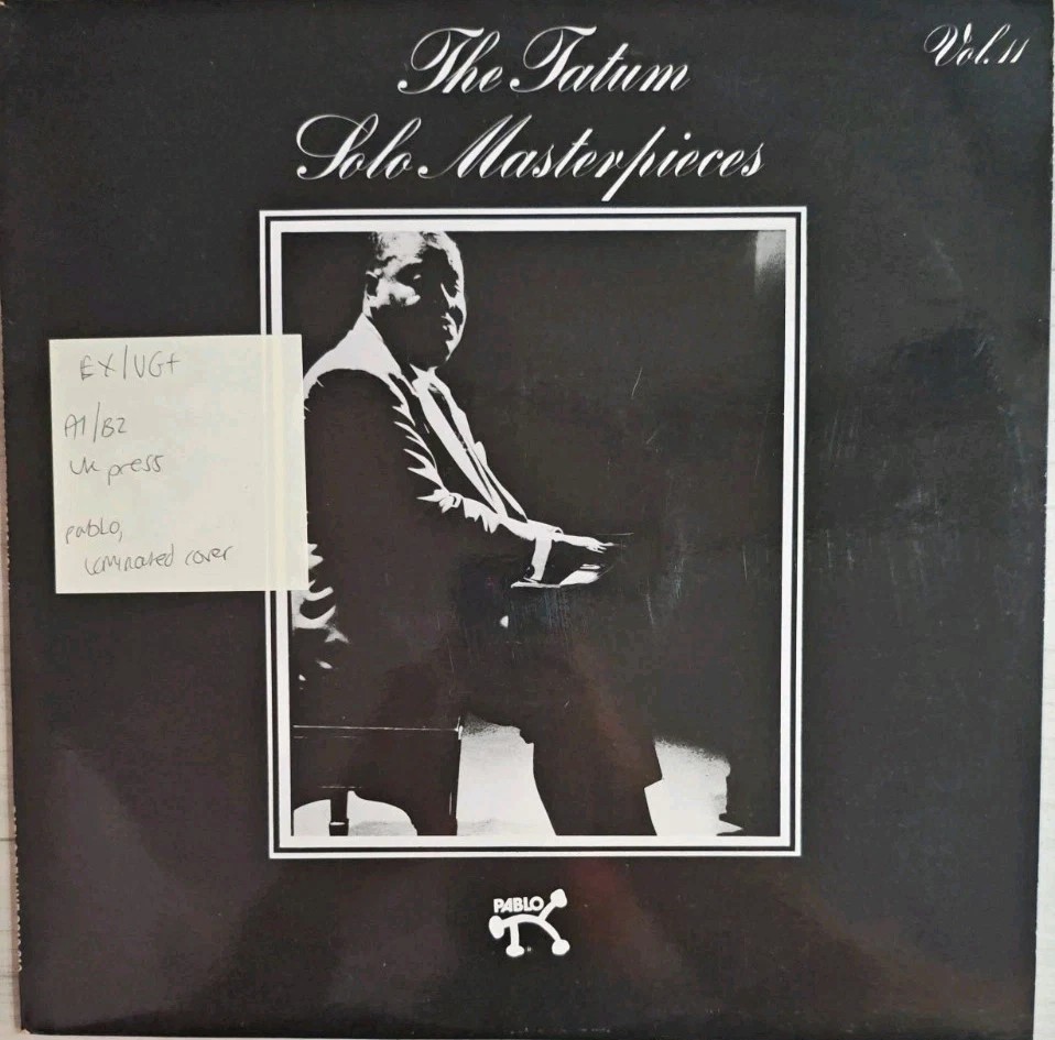 Art Tatum The Tatum Solo Masterpieces Vol 10 Vinyl Record EX/VG+ sleeve Art Tatum The Tatum Solo Masterpieces Vol 10 Vinyl Record EX/VG+ sleeve