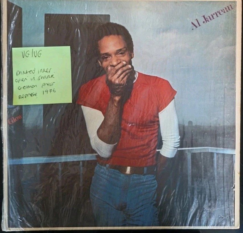 Al Jarreau Glow Vinyl Record LP VG/VG REP 54073 1976 sleeve Al Jarreau Glow Vinyl Record LP VG/VG REP 54073 1976 sleeve