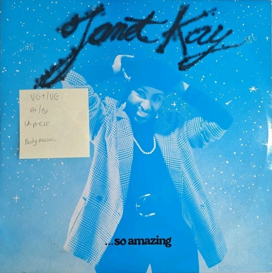Janet Kay So Amazing Vinyl Record 12" VG+/VG BZT03 1987 sleeve Janet Kay So Amazing Vinyl Record 12" VG+/VG BZT03 1987 sleeve