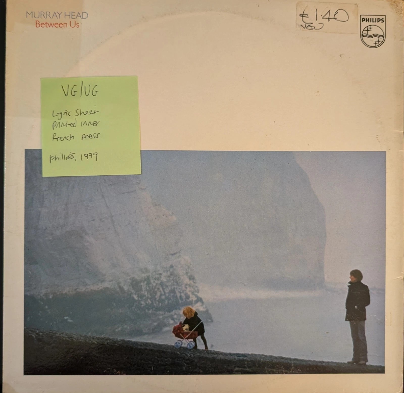 Murray Head Between Us Vinyl Record VG/VG 9101125 1979 vinyl record sleeve Murray Head Between Us Vinyl Record VG/VG 9101125 1979 vinyl record sleeve