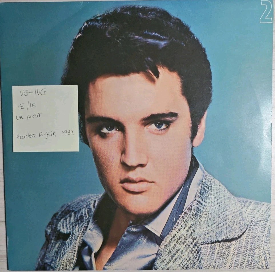 Elvis Presley 2 From The Boxset Vinyl Record VG+/VG GELV-6A/S2 1982 sleeve Elvis Presley 2 From The Boxset Vinyl Record VG+/VG GELV-6A/S2 1982 sleeve