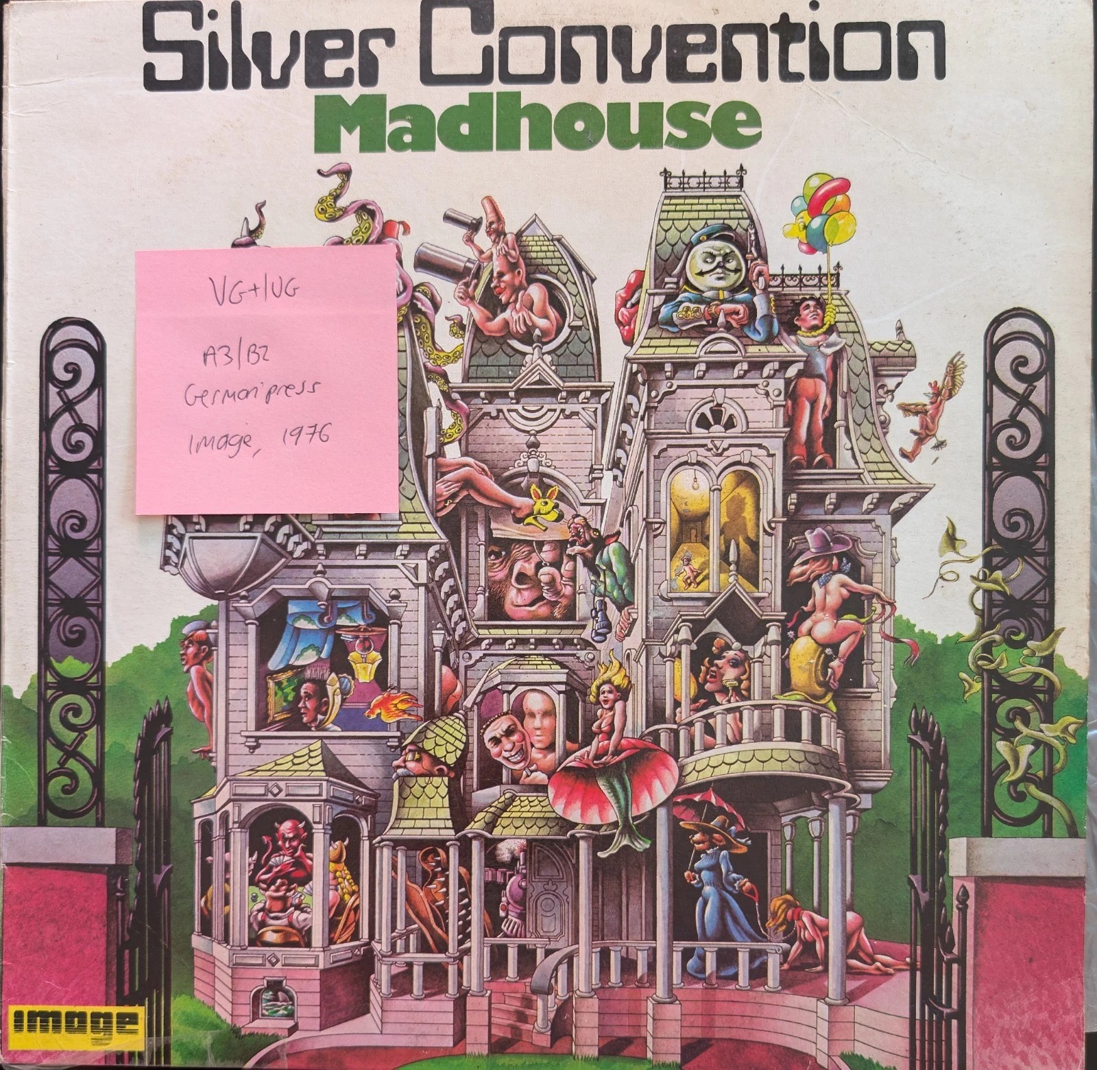 Silver Convention Madhouse Vinyl Record LP VG+/VG ILP768 1976 sleeve Silver Convention Madhouse Vinyl Record LP VG+/VG ILP768 1976 sleeve