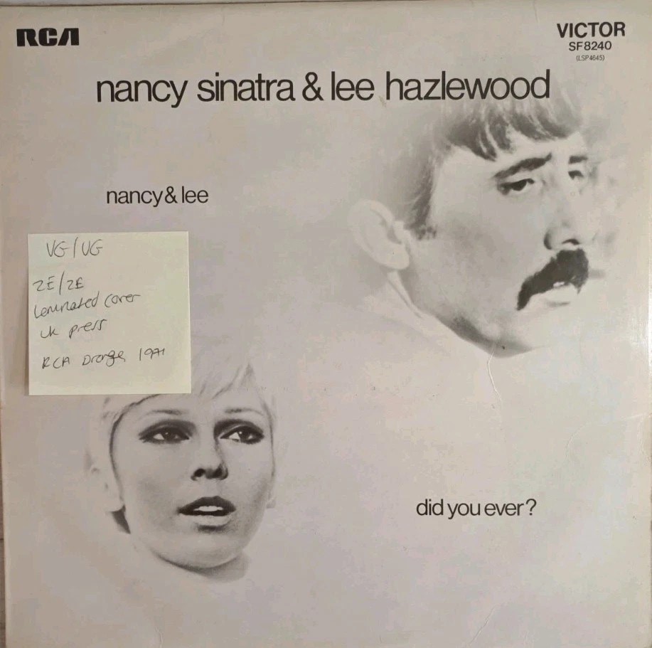 Nancy Sinatra & Lee Hazlewood Did You Ever Vinyl Record LP VG/VG SF8240 1971 sleeve Nancy Sinatra & Lee Hazlewood Did You Ever Vinyl Record LP VG/VG SF8240 1971 sleeve