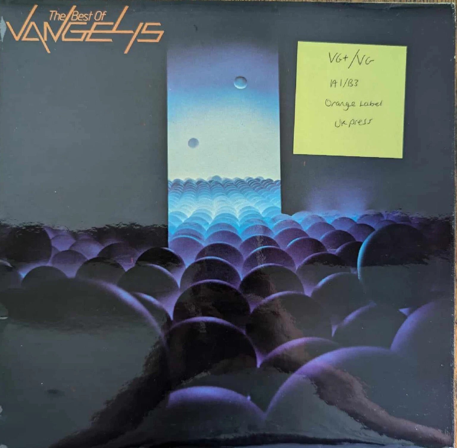 Vangelis The Best Of Vangelis Vinyl Record VG+/VG PK25174 1978 vinyl record sleeve Vangelis The Best Of Vangelis Vinyl Record VG+/VG PK25174 1978 vinyl record sleeve
