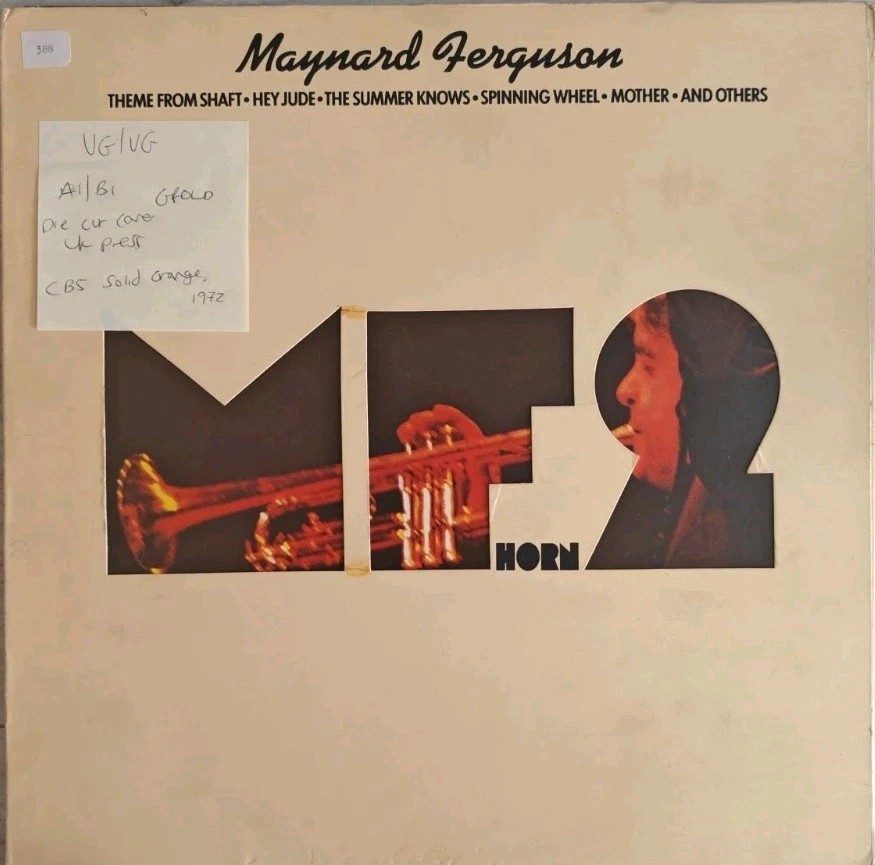 Maynard Ferguson M.F. Horn Two Vinyl Record VG/VG CBS65027 1972 sleeve Maynard Ferguson M.F. Horn Two Vinyl Record VG/VG CBS65027 1972 sleeve