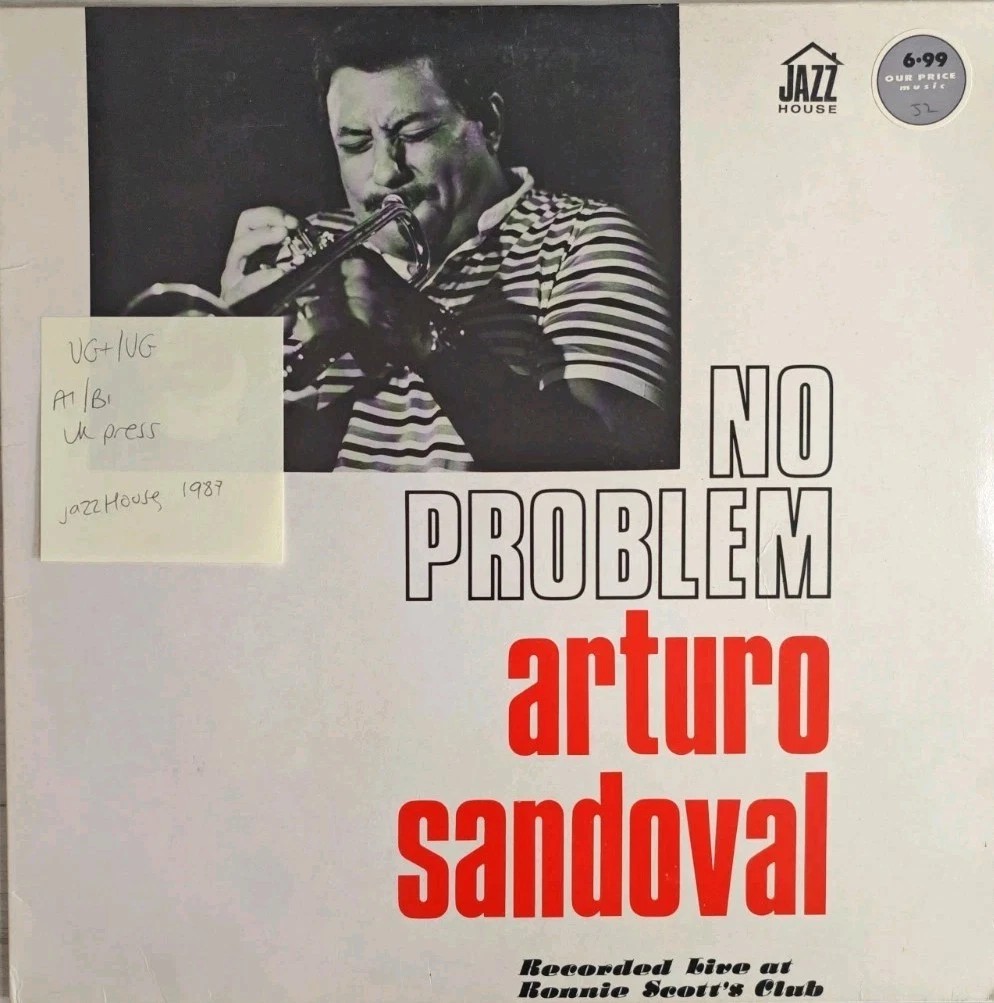 Arturo Sandoval No Problem Live Ronnie Scott's Club Vinyl Record VG+/VG JHR001 sleeve Arturo Sandoval No Problem Live Ronnie Scott's Club Vinyl Record VG+/VG JHR001 sleeve