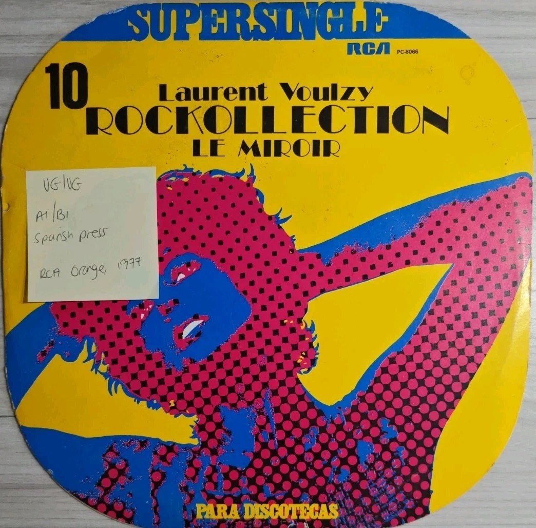 Laurent Voulzy Rockollection Vinyl Record 12" VG/VG PC8066 1977 sleeve Laurent Voulzy Rockollection Vinyl Record 12" VG/VG PC8066 1977 sleeve