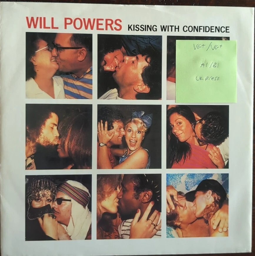 Will Powers Kissing With Confidence Vinyl Record VG+/VG+ 12IS134 1983 1st Press sleeve Will Powers Kissing With Confidence Vinyl Record VG+/VG+ 12IS134 1983 1st Press sleeve
