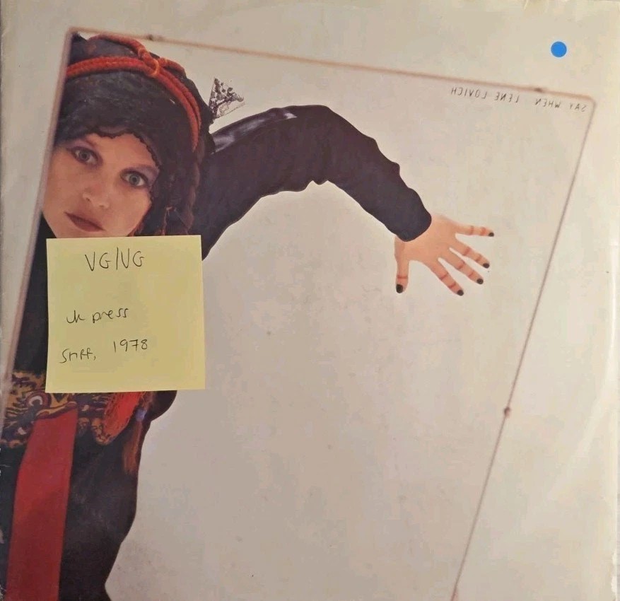 Lene Lovich Say When Vinyl Record 12" VG/VG 12 BUY 46 1978 sleeve Lene Lovich Say When Vinyl Record 12" VG/VG 12 BUY 46 1978 sleeve