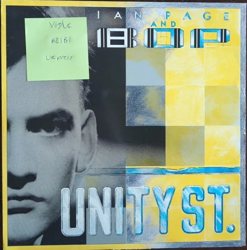 Ian Page & Bop Unity St Vinyl Record 12" VG+/VG 12PAGE2 1984 sleeve Ian Page & Bop Unity St Vinyl Record 12" VG+/VG 12PAGE2 1984 sleeve