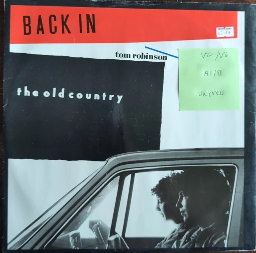 Tom Robinson Back In The Old Country Vinyl Record 12" VG+/VG TRT1 1984 1st Press sleeve Tom Robinson Back In The Old Country Vinyl Record 12" VG+/VG TRT1 1984 1st Press sleeve