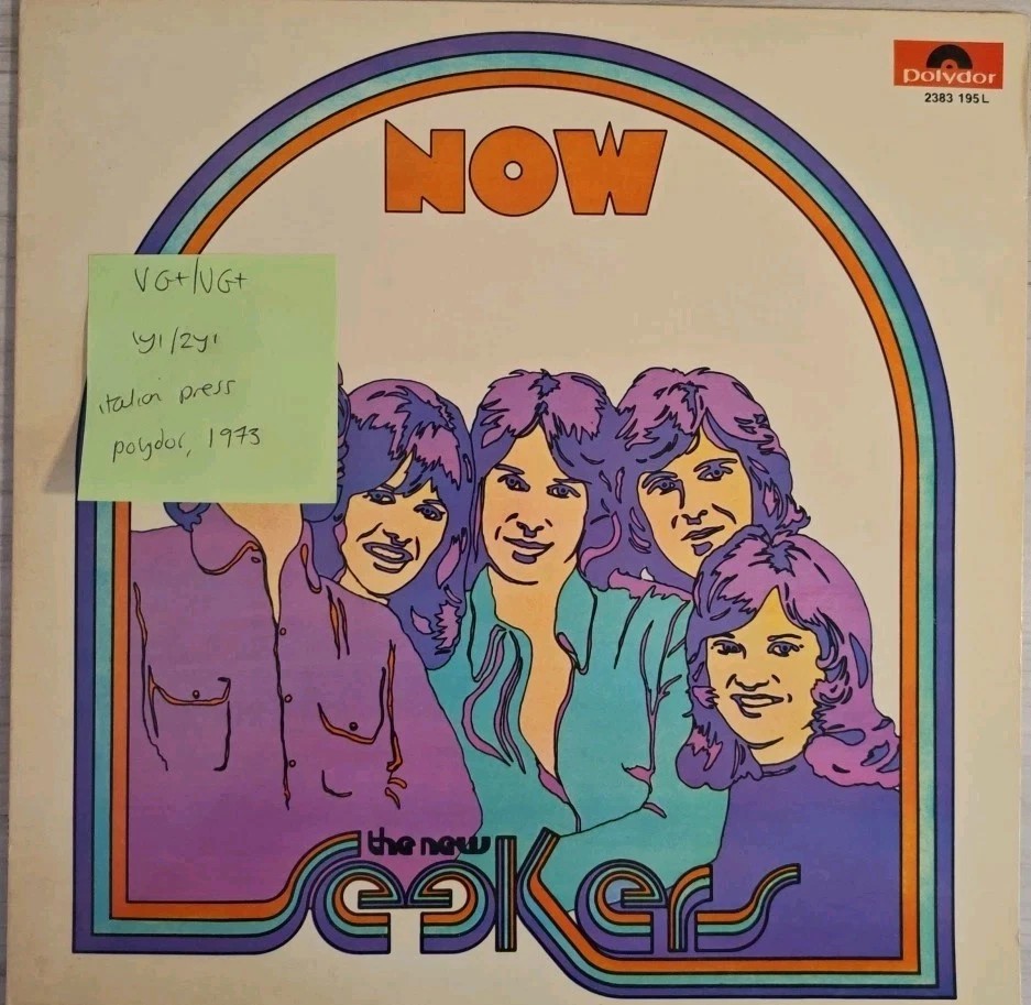 The New Seekers Now Vinyl Record LP VG+/VG+ 2383195L 1973 sleeve The New Seekers Now Vinyl Record LP VG+/VG+ 2383195L 1973 sleeve