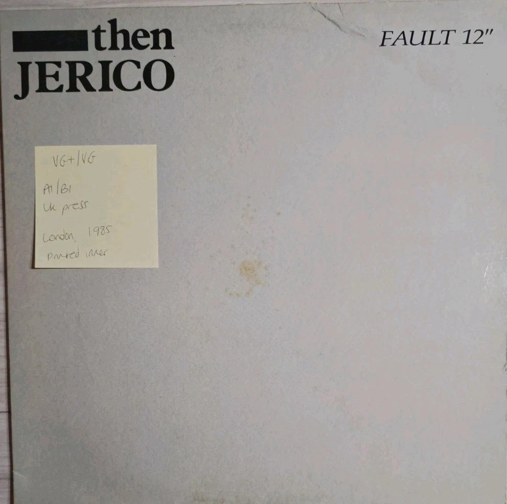 Then Jerico Fault Vinyl Record 12" VG+/VG LONX63 1985 sleeve Then Jerico Fault Vinyl Record 12" VG+/VG LONX63 1985 sleeve