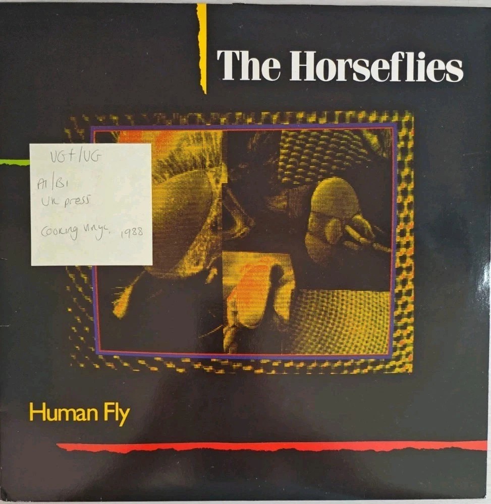 The Horseflies Human Fly Vinyl Record LP VG+/VG COOK013 1988 sleeve The Horseflies Human Fly Vinyl Record LP VG+/VG COOK013 1988 sleeve
