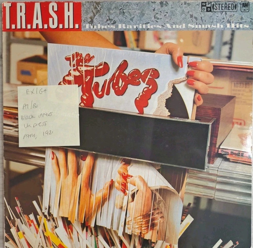 Tubes T.R.A.S.H. (Tubes Rarities And Smash Hits) Vinyl Record LP EX/G+ AMLH64870 sleeve Tubes T.R.A.S.H. (Tubes Rarities And Smash Hits) Vinyl Record LP EX/G+ AMLH64870 sleeve