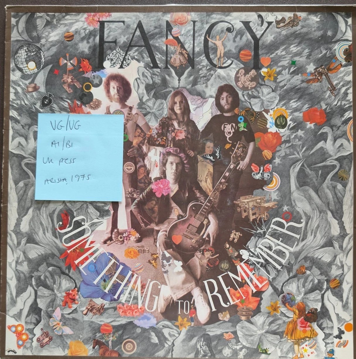 Fancy Something To Remember Vinyl Record LP VG/VG ARTY 102 1975 sleeve Fancy Something To Remember Vinyl Record LP VG/VG ARTY 102 1975 sleeve