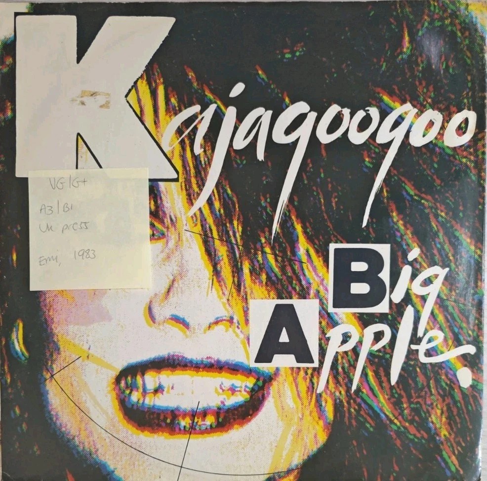 Kajagoogoo Big Apple Vinyl Record 12" VG/G+ 12EMI5423 1983 sleeve Kajagoogoo Big Apple Vinyl Record 12" VG/G+ 12EMI5423 1983 sleeve