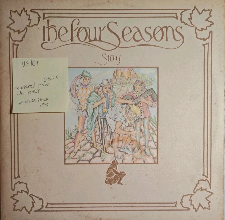 The Four Seasons Story Vinyl Record 2LP VG/G+ PS 7000 1975 sleeve The Four Seasons Story Vinyl Record 2LP VG/G+ PS 7000 1975 sleeve