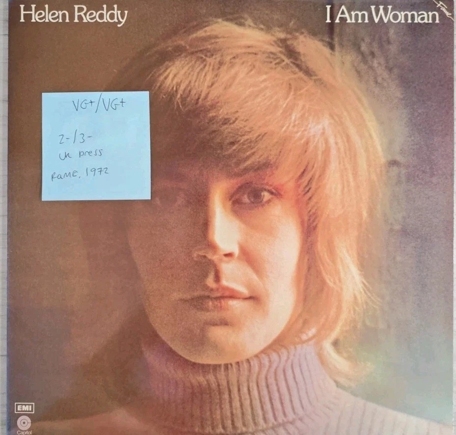 Helen Reddy I Am Woman Vinyl Record LP VG+/VG+ FA3024 1982 sleeve Helen Reddy I Am Woman Vinyl Record LP VG+/VG+ FA3024 1982 sleeve