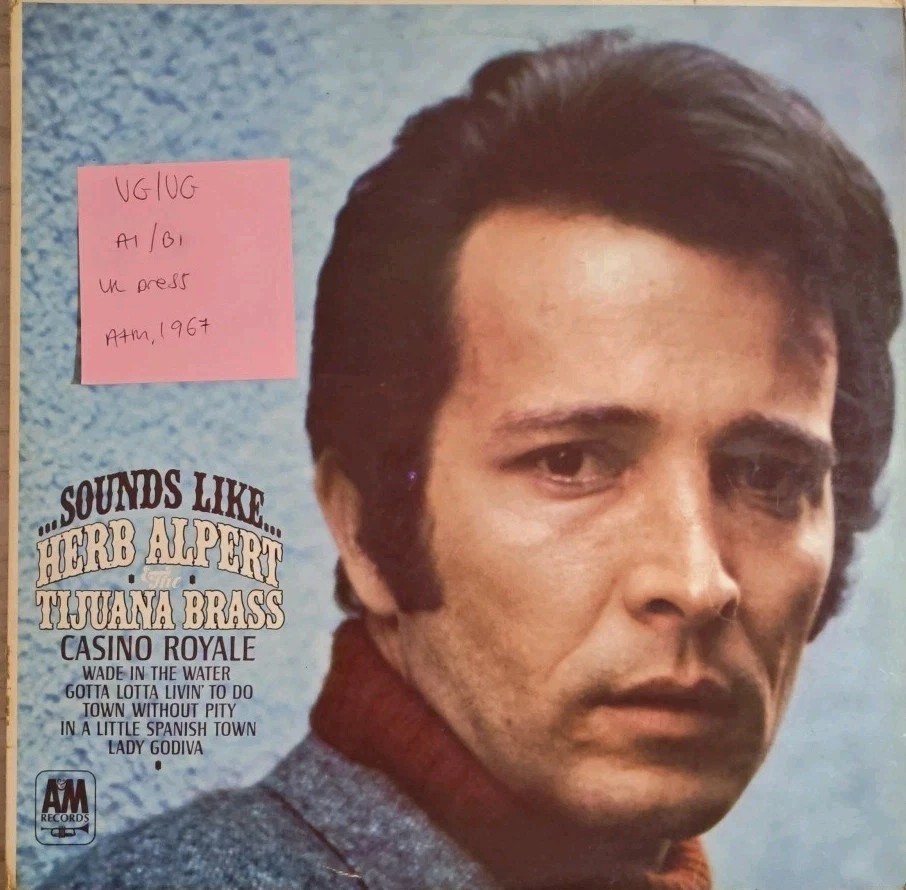 Herb Alpert & The Tijuana Brass Sounds Like Vinyl Record LP AML900 1967 sleeve Herb Alpert & The Tijuana Brass Sounds Like Vinyl Record LP AML900 1967 sleeve