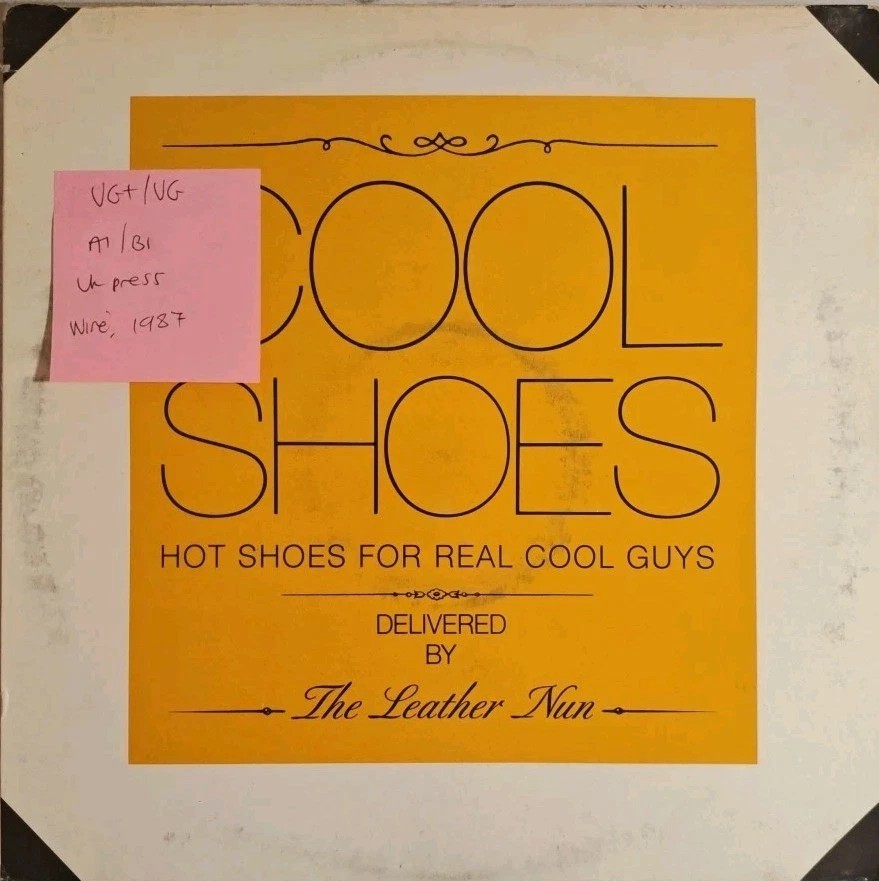 The Leather Nun Cool Shoes Vinyl Record 12" VG+/VG WRMS 016 1987 sleeve The Leather Nun Cool Shoes Vinyl Record 12" VG+/VG WRMS 016 1987 sleeve