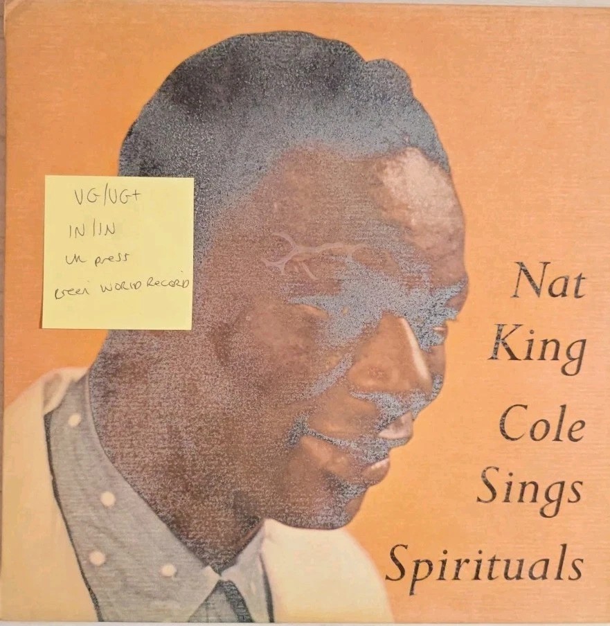 Nat King Cole Sings Spirituals Vinyl Record VG/VG+ T307 sleeve Nat King Cole Sings Spirituals Vinyl Record VG/VG+ T307 sleeve