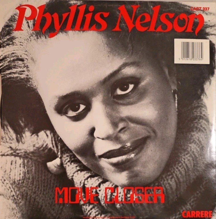 Phyllis Nelson Move Closer Vinyl Record 12" VG+/VG CART 337 1984 sleeve Phyllis Nelson Move Closer Vinyl Record 12" VG+/VG CART 337 1984 sleeve